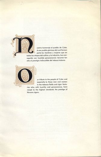 1962 年 Cubatabaco 古巴烟草公司目录第 7 页扫描件