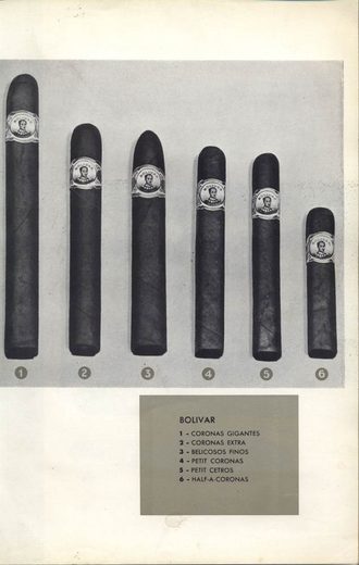 1962 年 Cubatabaco 古巴烟草公司目录第 28 页扫描件