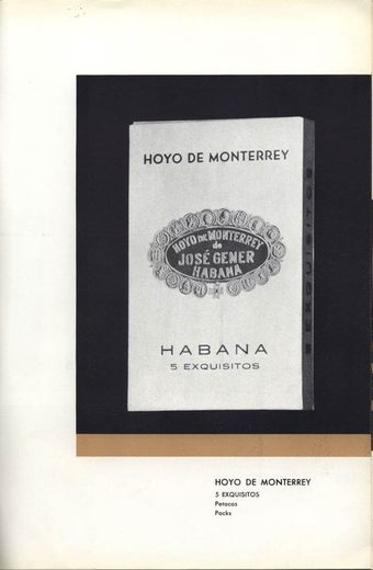 1962 年 Cubatabaco 古巴烟草公司目录第 54 页扫描件