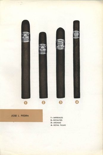 1962 年 Cubatabaco 古巴烟草公司目录第 86 页扫描件