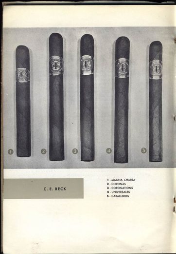 1962 年 Cubatabaco 古巴烟草公司目录第 95 页扫描件