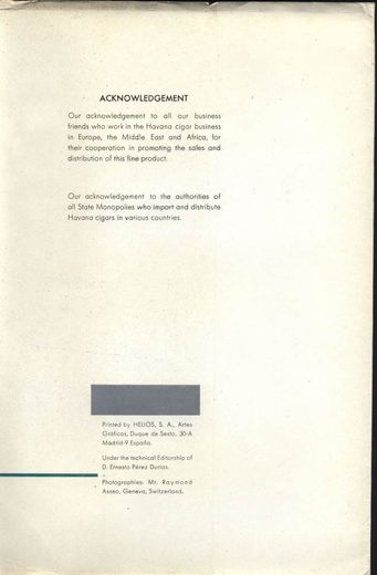 1962 年 Cubatabaco 古巴烟草公司目录第 98 页扫描件