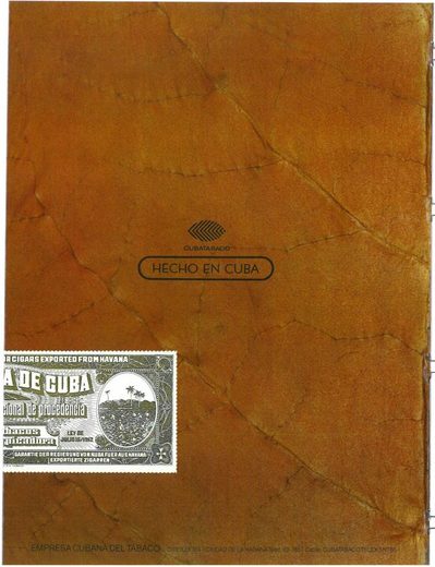1989 年 Cubatabaco 古巴烟草公司目录第 16 页扫描件