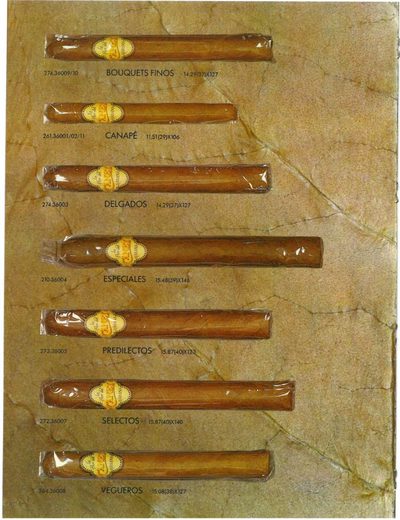 1989 年 Cubatabaco 古巴烟草公司目录第 18 页扫描件