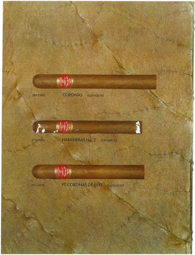 1989 年 Cubatabaco 古巴烟草公司目录第 38 页扫描件