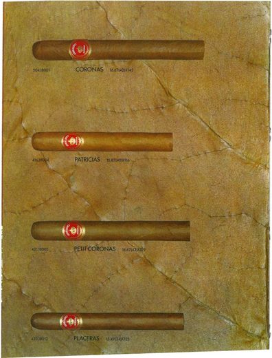 1989 年 Cubatabaco 古巴烟草公司目录第 41 页扫描件
