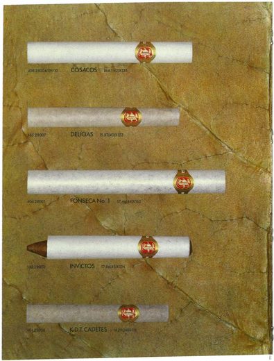 1989 年 Cubatabaco 古巴烟草公司目录第 44 页扫描件