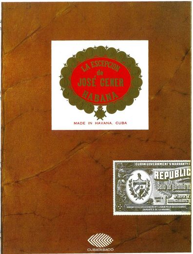 1989 年 Cubatabaco 古巴烟草公司目录第 46 页扫描件