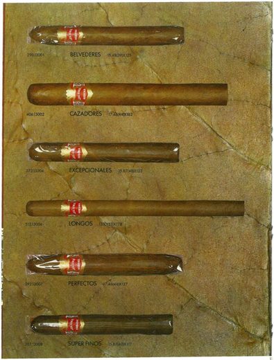 1989 年 Cubatabaco 古巴烟草公司目录第 47 页扫描件
