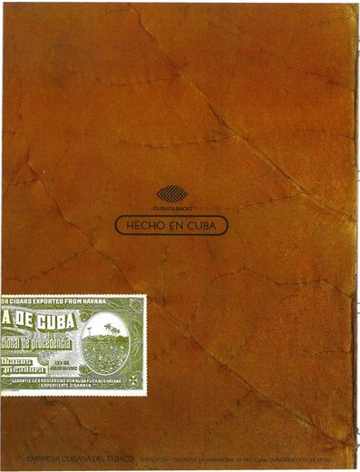 1989 年 Cubatabaco 古巴烟草公司目录第 54 页扫描件