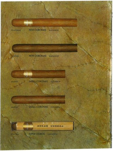 1989 年 Cubatabaco 古巴烟草公司目录第 86 页扫描件