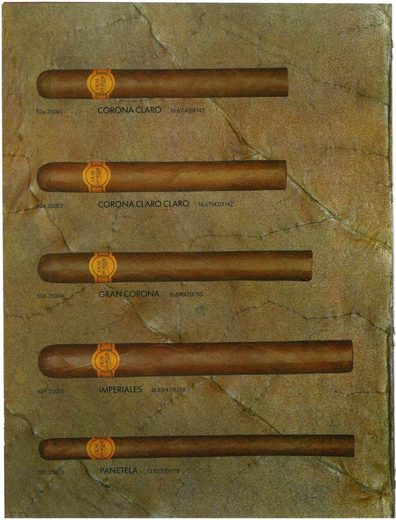 1989 年 Cubatabaco 古巴烟草公司目录第 89 页扫描件