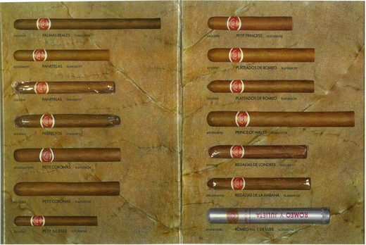 1989 年 Cubatabaco 古巴烟草公司目录第 104 页扫描件
