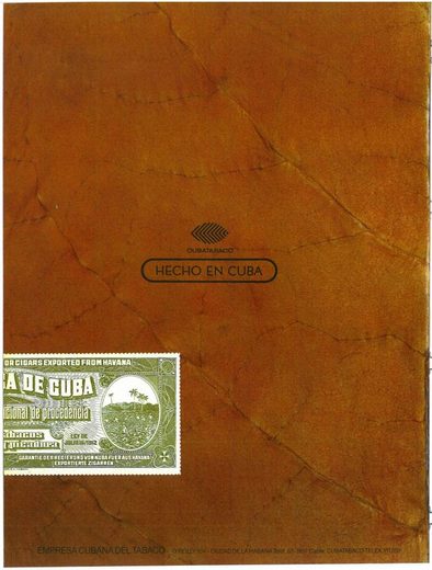 1989 年 Cubatabaco 古巴烟草公司目录第 109 页扫描件