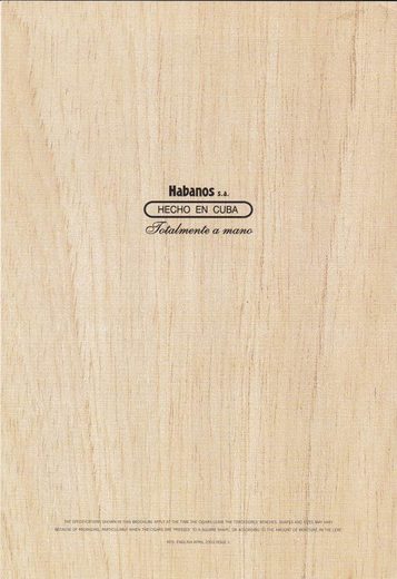 2003 年 Habanos S.A. 小册子集第 14 页扫描件
