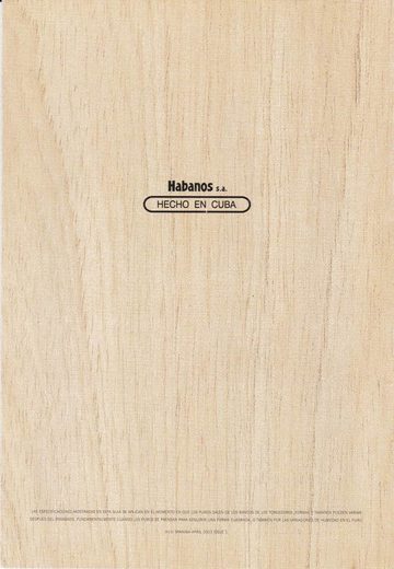2003 年 Habanos S.A. 小册子集第 20 页扫描件