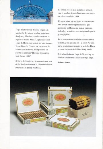 2003 年 Habanos S.A. 小册子集第 22 页扫描件