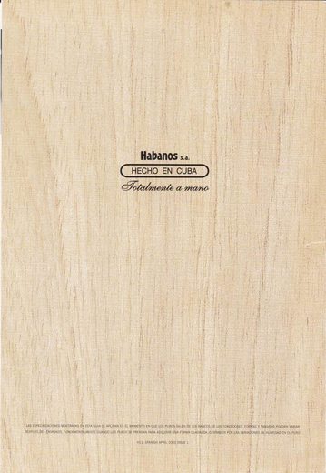 2003 年 Habanos S.A. 小册子集第 27 页扫描件