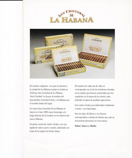 2003 年 Habanos S.A. 小册子集第 48 页扫描件