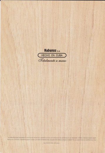 2003 年 Habanos S.A. 小册子集第 50 页扫描件