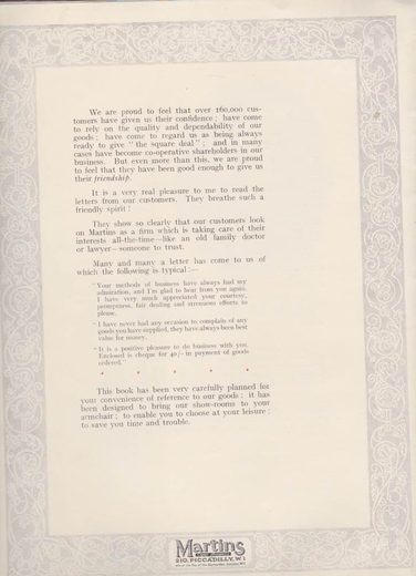 1919 年 Martins Cigar Book第 6 页扫描件