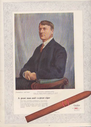1919 年 Martins Cigar Book第 37 页扫描件