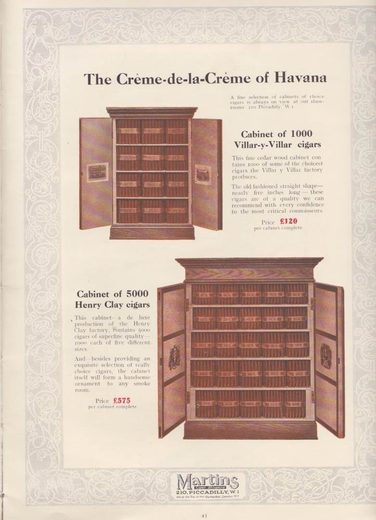 1919 年 Martins Cigar Book第 45 页扫描件