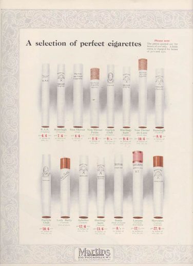 1919 年 Martins Cigar Book第 48 页扫描件