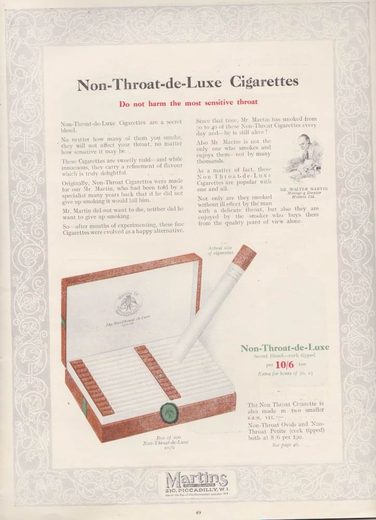 1919 年 Martins Cigar Book第 51 页扫描件