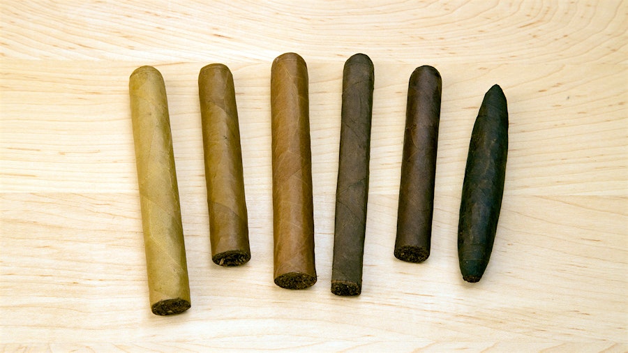 雪茄常见直筒与异型轮廓示例