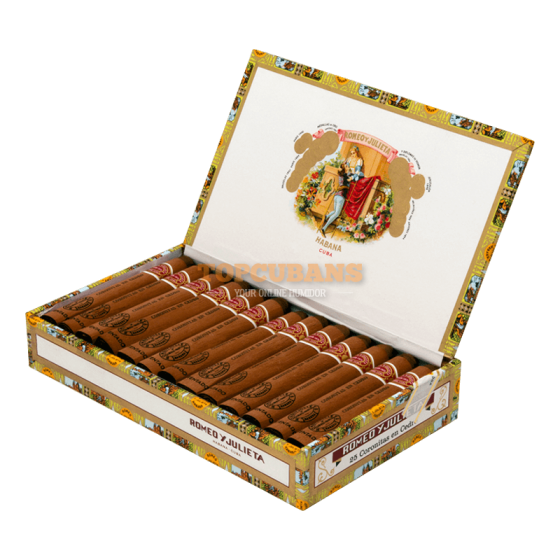 ROMEO Y JULIETA Coronitas en Cedro (Box of 25) 