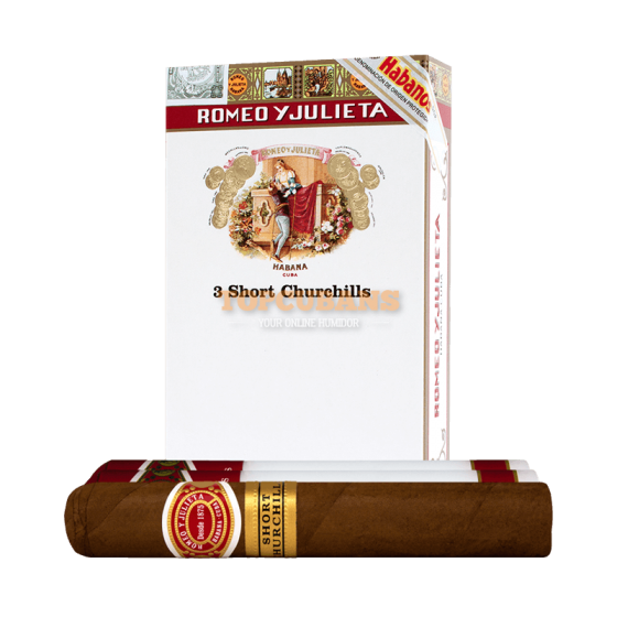 ROMEO Y JULIETA Short Churchills (AGED 2008) (Pack of 3) 