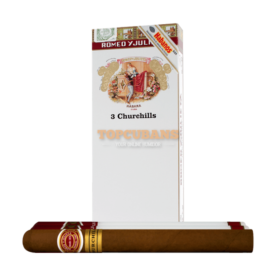 ROMEO Y JULIETA Churchills TUBOS (Pack of 3) 