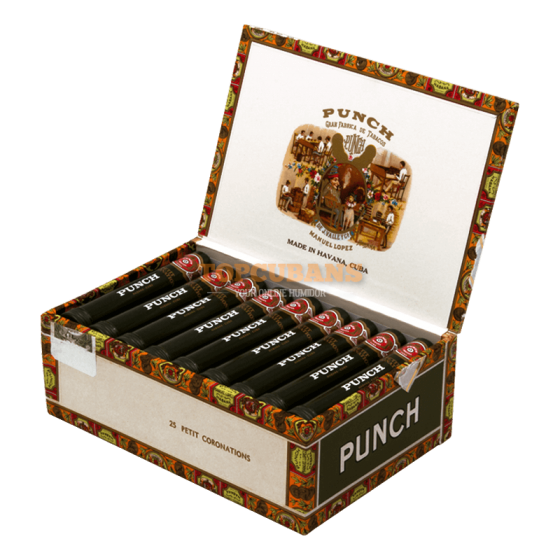 PUNCH Petit Coronations TUBOS (Box of 25) 