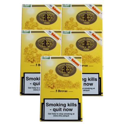 Jose L Piedra Brevas Cigar - 5 Packs of 5 (25 cigars)Jose L Piedra Brevas Cigar - 5 Packs of 5 (25 cigars)