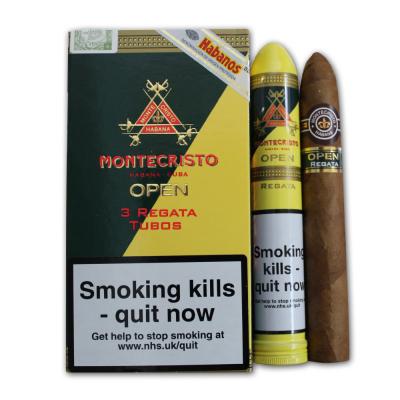 Montecristo Open Regata Tubed Cigar - Pack of 3Montecristo Open Regata Tubed Cigar - Pack of 3