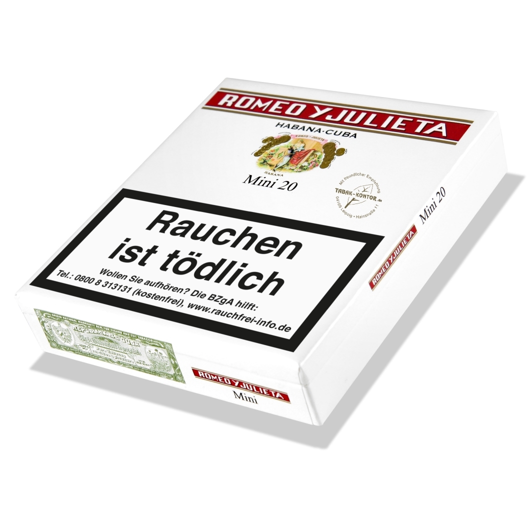 Romeo y Julieta Mini 20erRomeo y Julieta Mini 20er