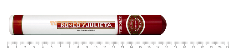 ROMEO Y JULIETA Churchills TUBOS (Box of 25) 