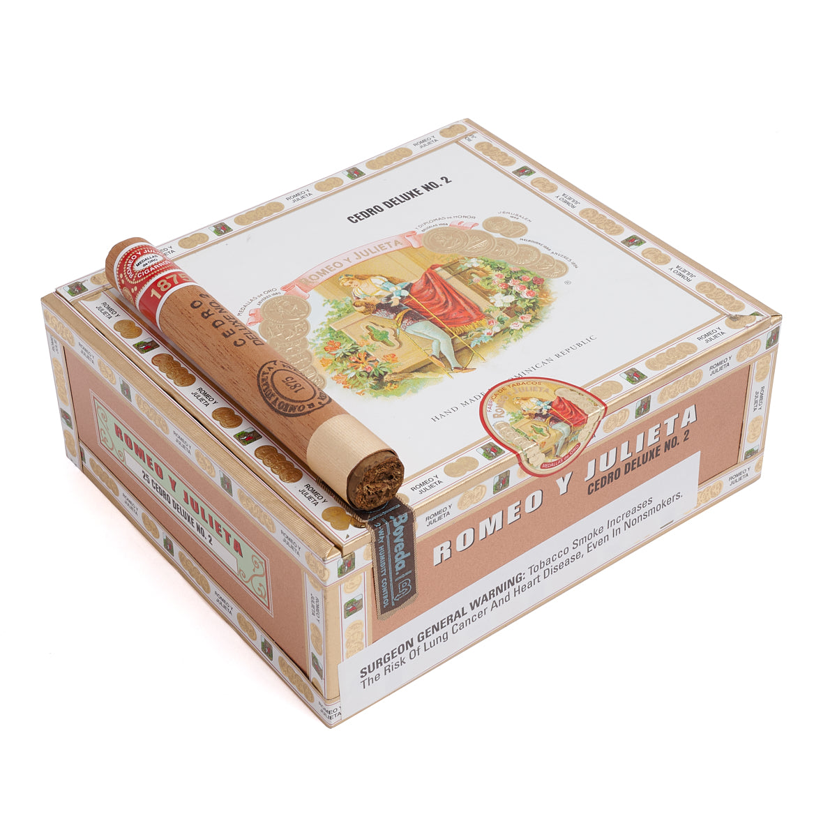 Romeo Y Julieta Romeo Y Julieta 1875 Cedro Deluxe #2 Box of 25 