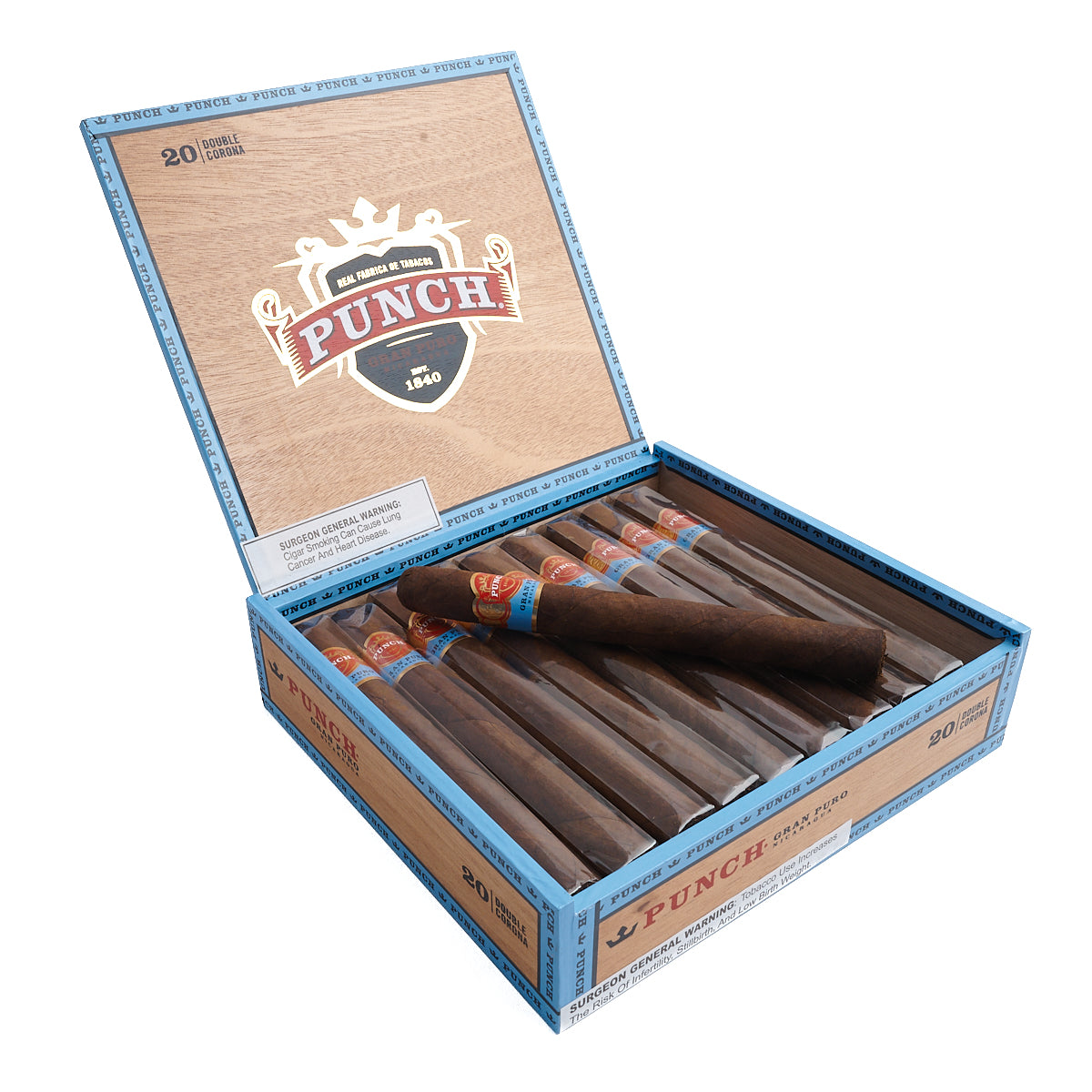 Punch Punch Gran Puro Nicaragua Double Corona Box of 20 