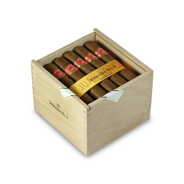JUAN LOPEZ SELECCION NO.2 25s 胡安 精选二号 25支/盒 Total; 德行; 6 