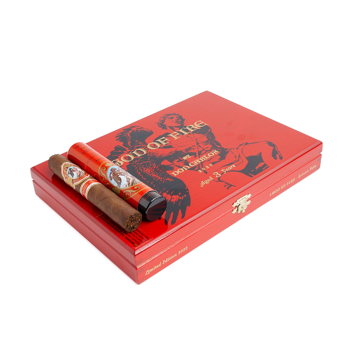 Arturo Fuente God of Fire Don Carlos Robusto Tubo Box of 8 