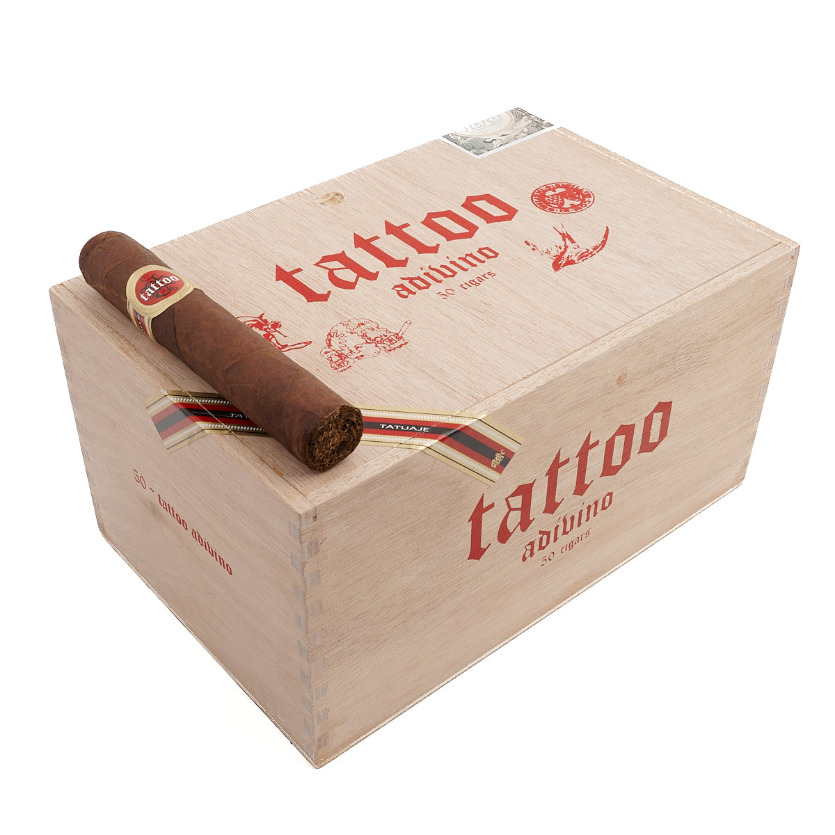 Tatuaje Tatuaje Tattoo Adivino Toro Grande Box of 50 