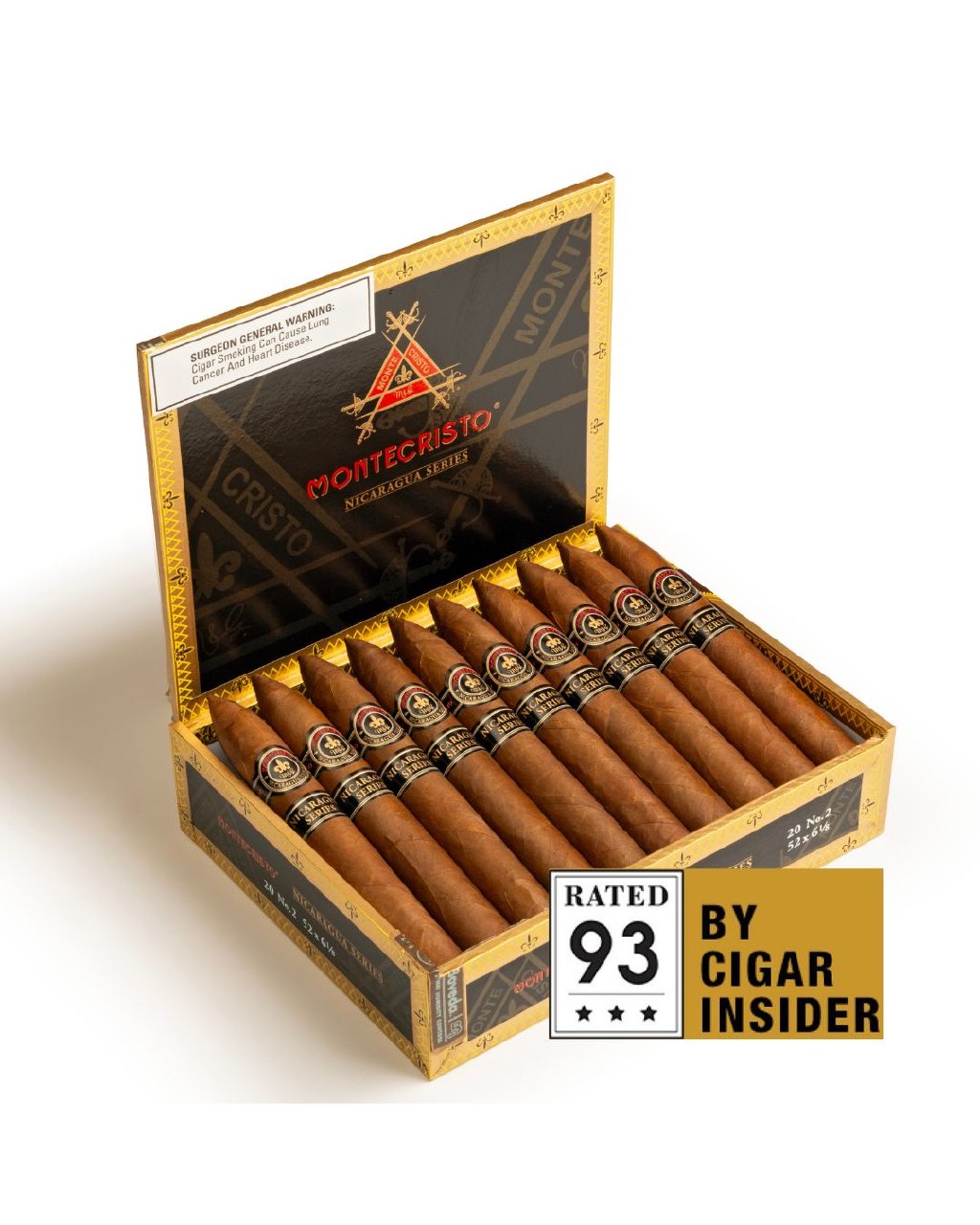 Montecristo Montecristo Nicaragua No. 2 Box of 20 